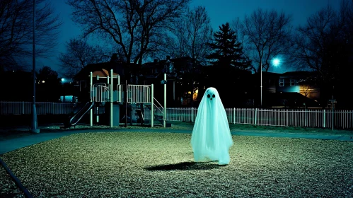 Nighttime Specter at the Playground