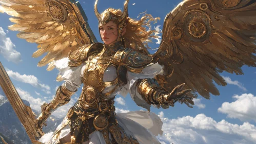 Winged Golden Warrior