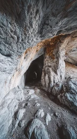 Enigmatic Underground Cave Tunnel