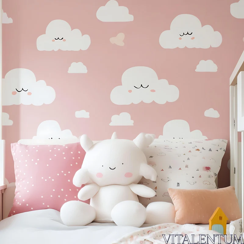 AI ART Peaceful Nursery Interior Design