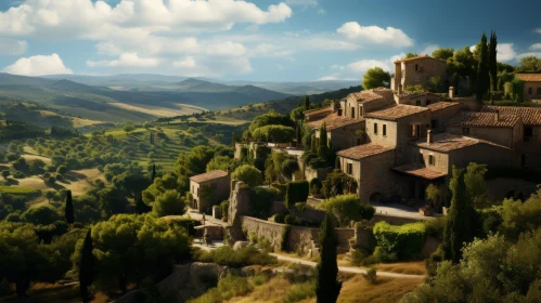Enchanting Village in Tuscany: A Captivating Landscape