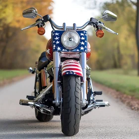 Stars and Stripes Motorcycle