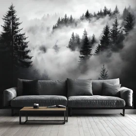 Misty Forest Room Decor