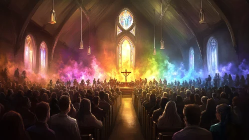 Colorful Church Celebration