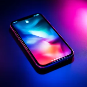 Colorful Mobile Phone Display