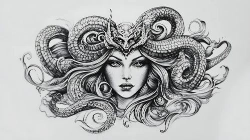 Medusa's Gaze: A Portrait of Power