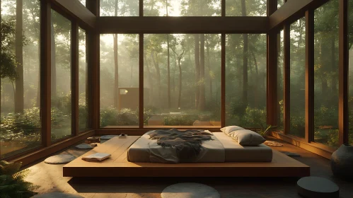 Forest View Bedroom Interior Design