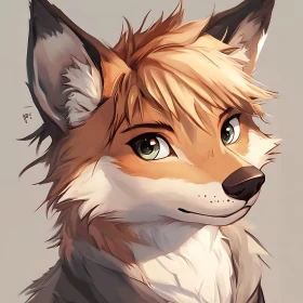Anthropomorphic Fox Character Design
