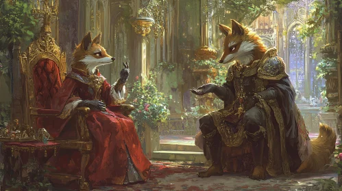 Regal Foxes in Royal Court