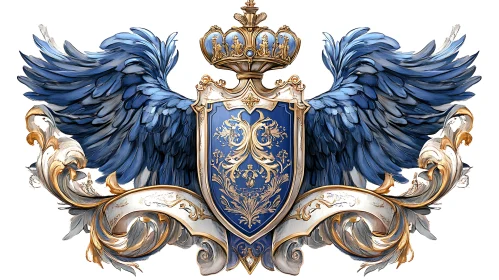 Royal Emblem with Golden Details