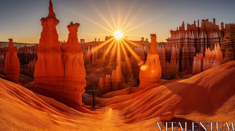 Majestic Mountain Bathed in Warm Sunlight | Nikon D850 Long Exposure AI Image