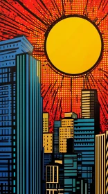 Urban Pop Art: City Skyline