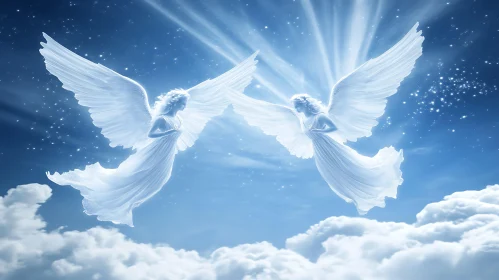 Angels in the Sky: A Celestial Vision