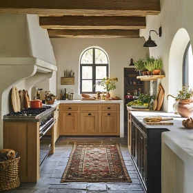 Warm and Inviting Kitchen Space