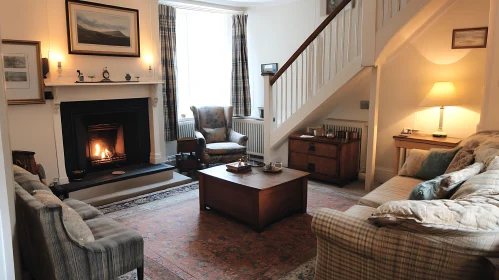 Warm and Inviting Living Room Interior