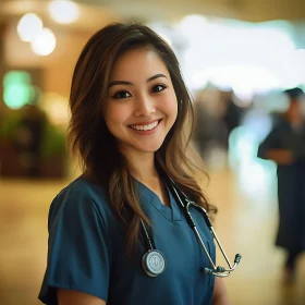 Friendly Healthcare Professional Smiling Portrait