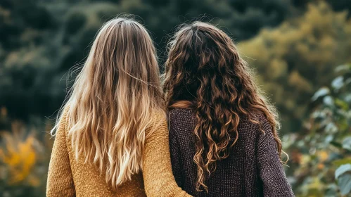 Blonde and Brunette: A Bond of Friendship