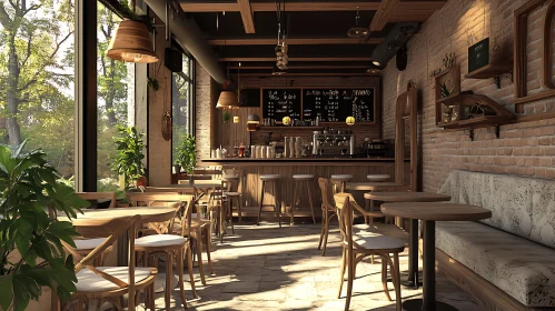 Inviting Cafe Seating Area