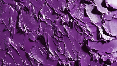 Textural Purple Abstract Painting