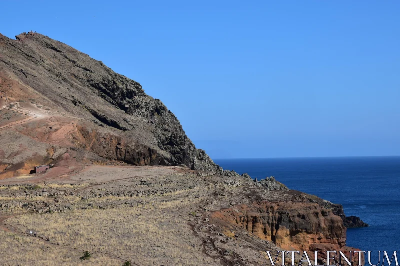 Madeira's Coastal Landscape Free Stock Photo