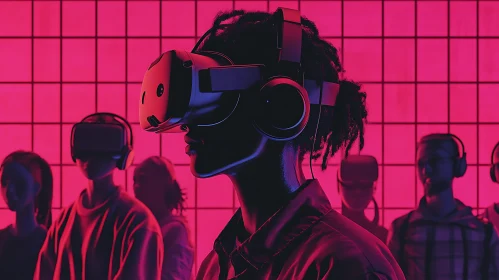 Neon Metaverse Immersion