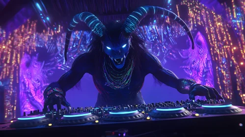 Nightclub Demon DJ