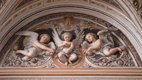 Three Angels Sculpture