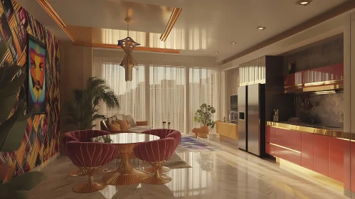 Modern Living Room with Stylish Accents