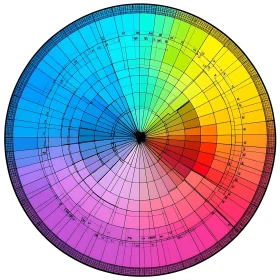 Circular Palette: A Study in Color Gradients