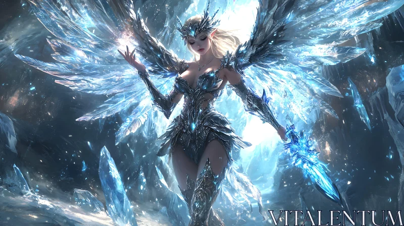 AI ART Frozen Queen Fantasy Art