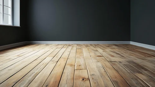 Empty Room With Wooden Floor