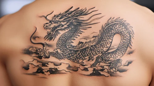 Fierce Dragon Tattoo Design