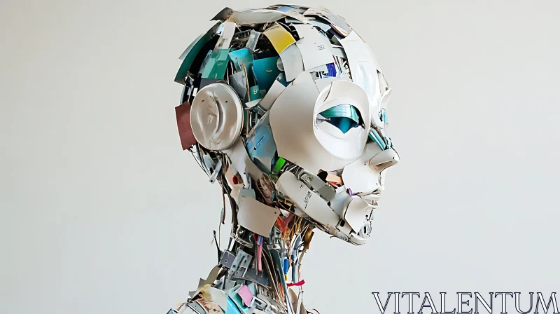 AI ART Electronic Waste Cyborg Art