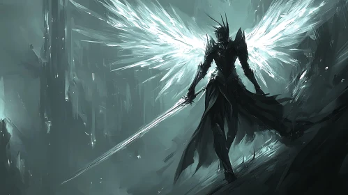 Angelic Warrior with Sword