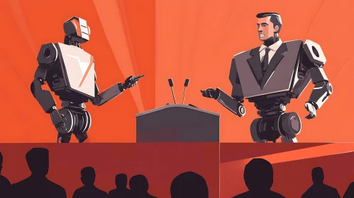 AI Debate: Robot vs Human