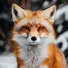 Close-Up of a Fox