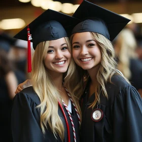 Two Graduates Celebrate Together