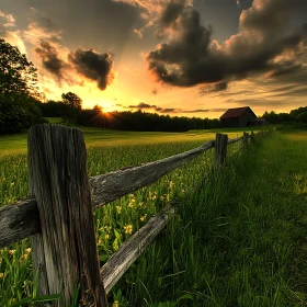 Golden Hour at the Countryside