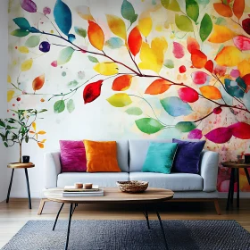 Colorful Leaves Interior Design