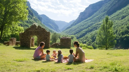 Mountain Picnic with Family