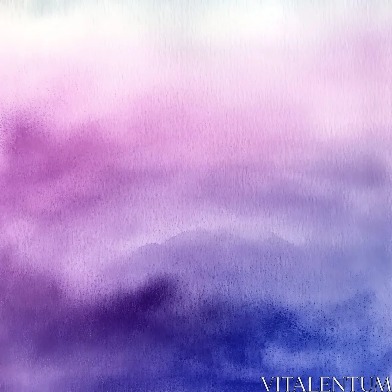 Ethereal Watercolor Gradient AI Image