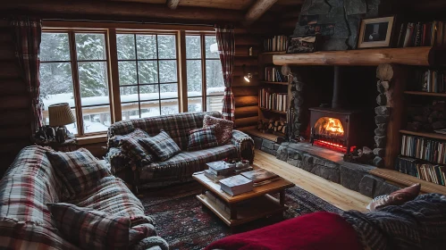 Rustic Cabin Living Room