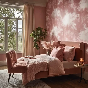 Soft Pink Hues Bedroom