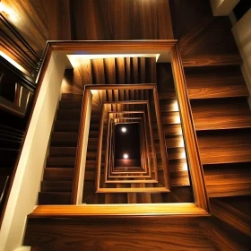 Geometric Stairwell Perspective