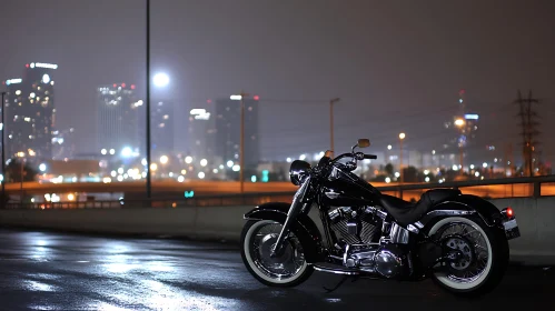 Night Ride Motorcycle