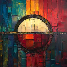 Colorful Geometric Abstract Art