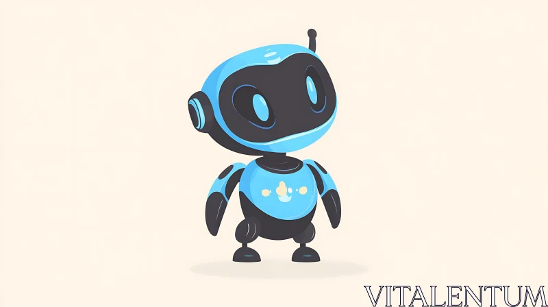 AI ART Playful Robot Character Design for Kids