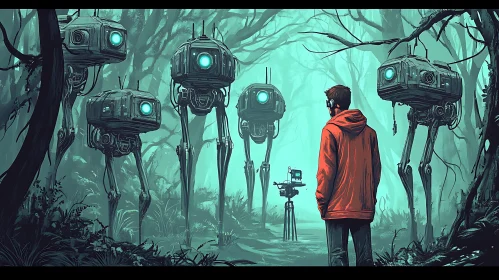 Technological Encounter in the Forest