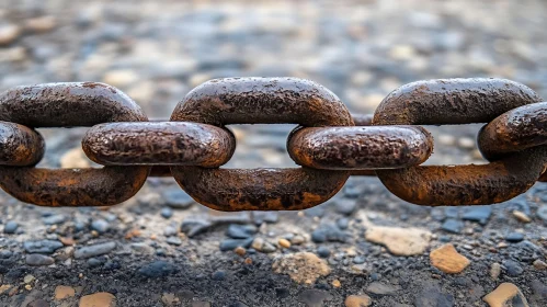 Rusty Metal Chain Texture