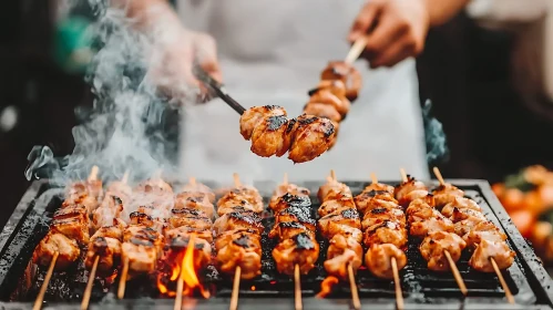 Grilled Chicken Skewers